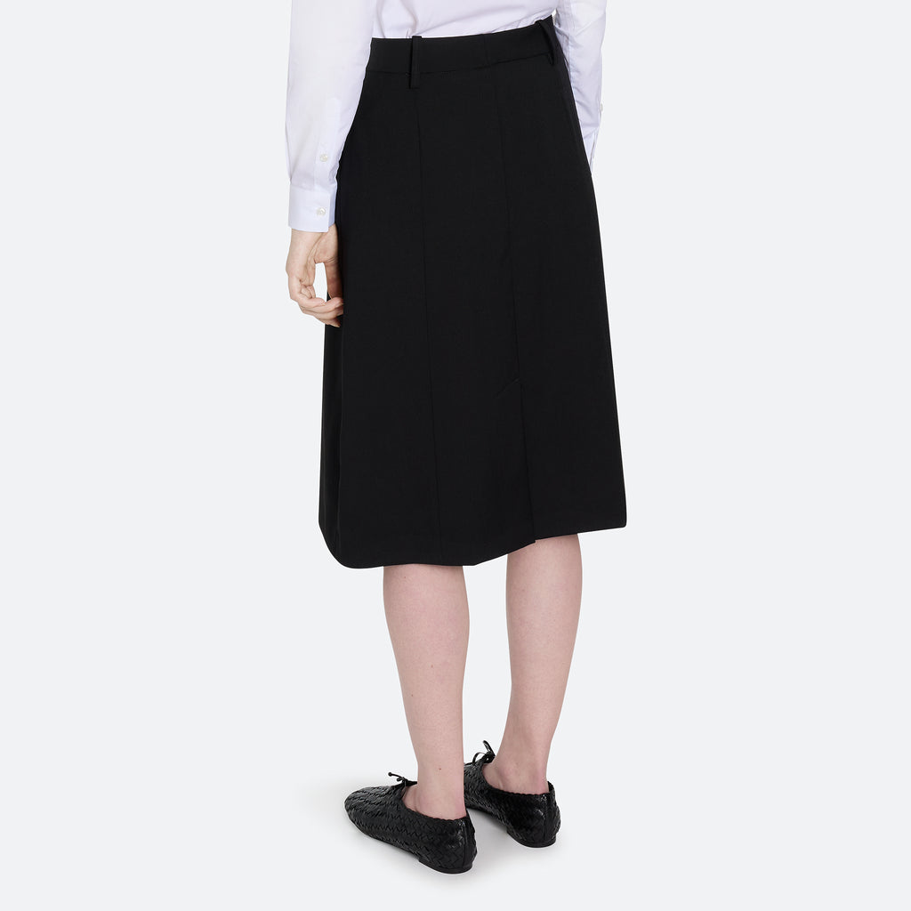 Mohair Wool Tailored Skirt