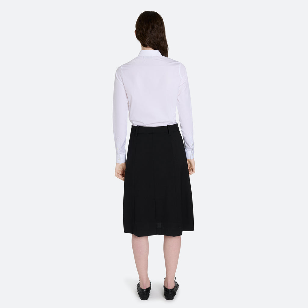 Mohair Wool Tailored Skirt
