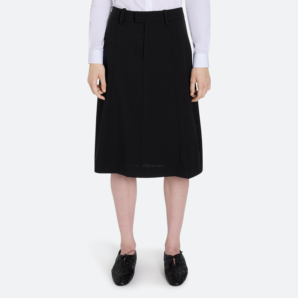 Mohair Wool Tailored Skirt