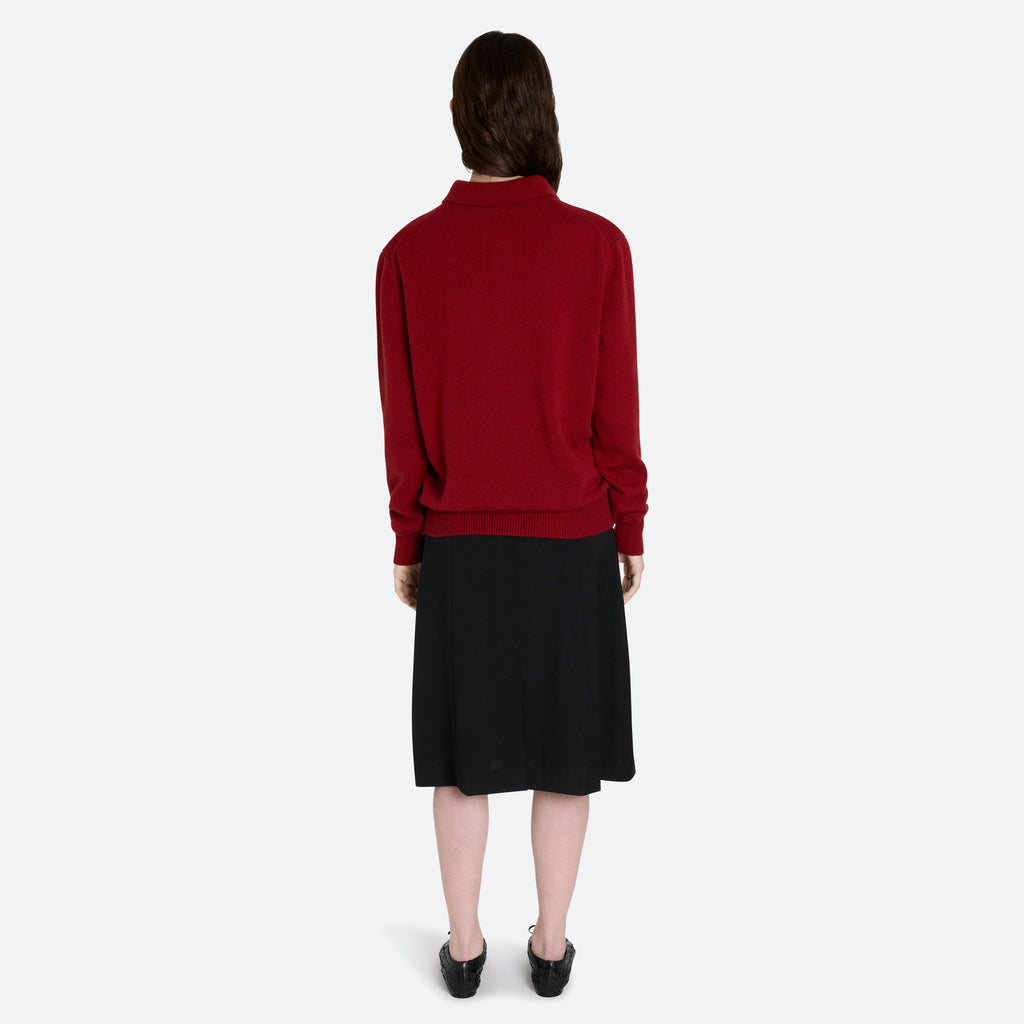 Cashmere Polo Sweater