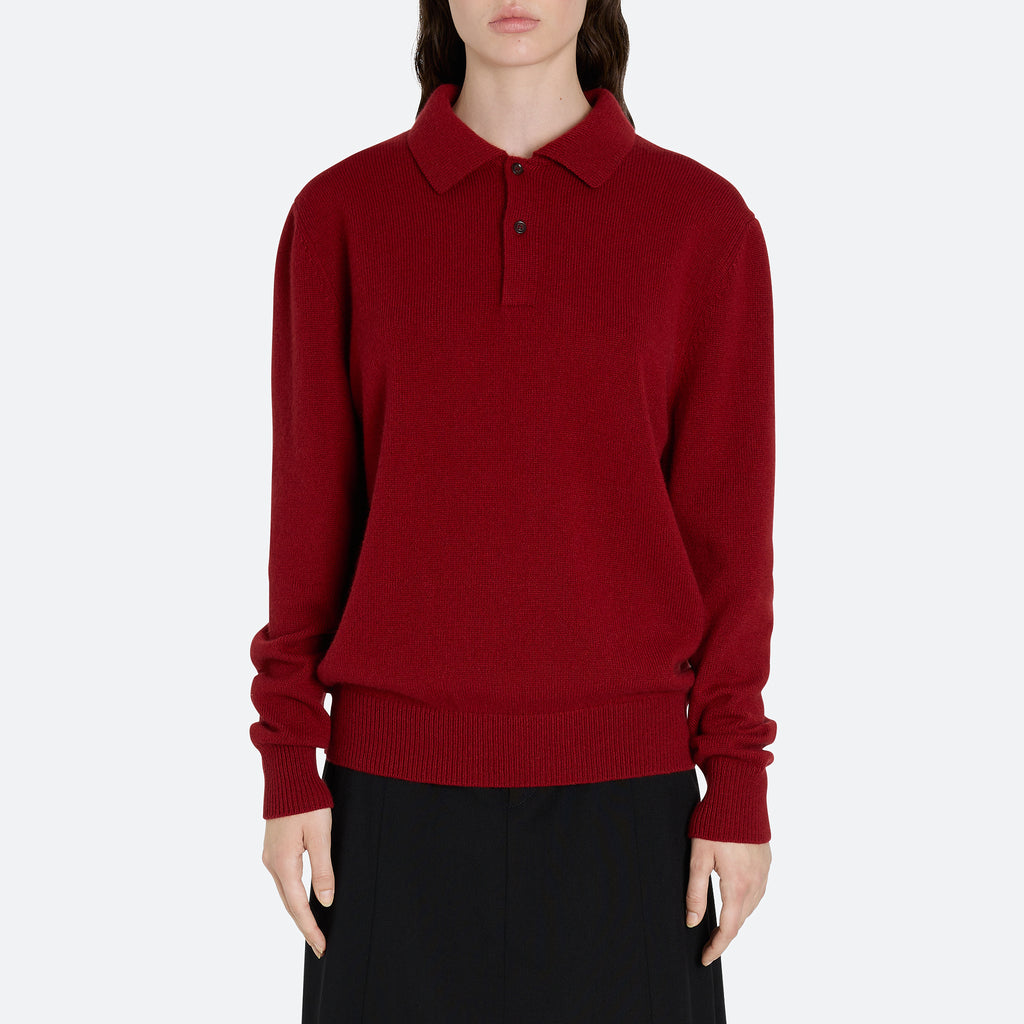 Cashmere Polo Sweater