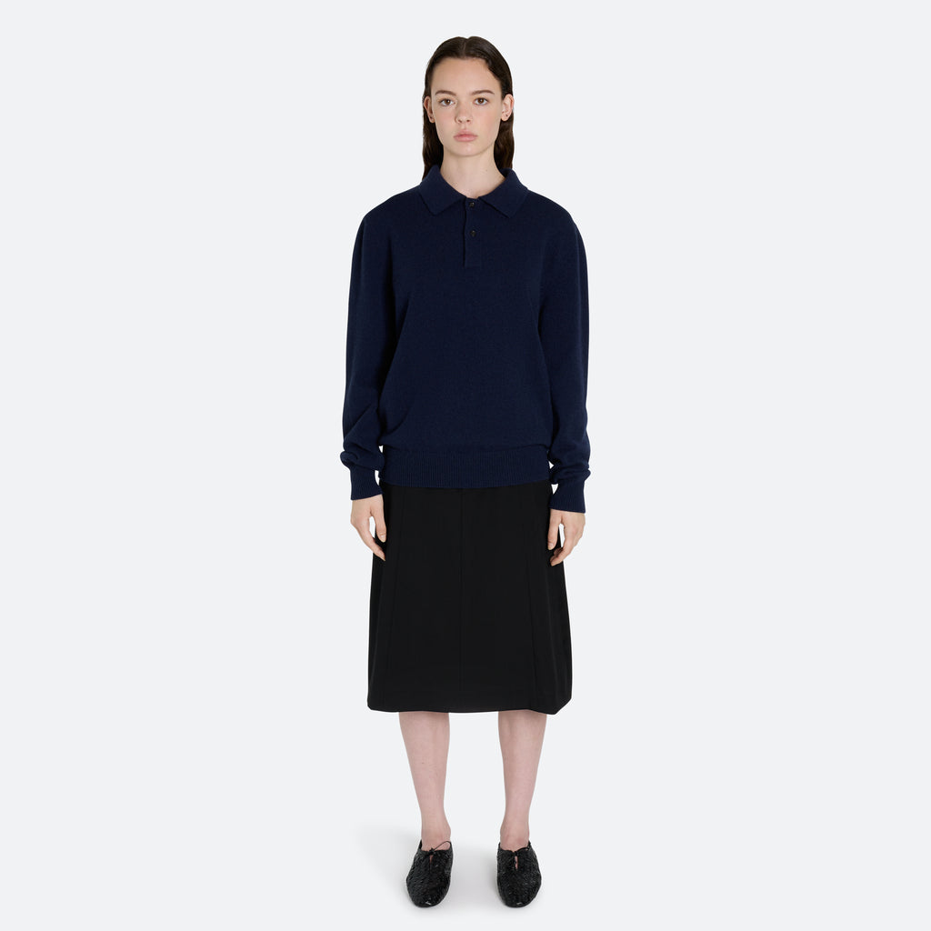 Cashmere Polo Sweater