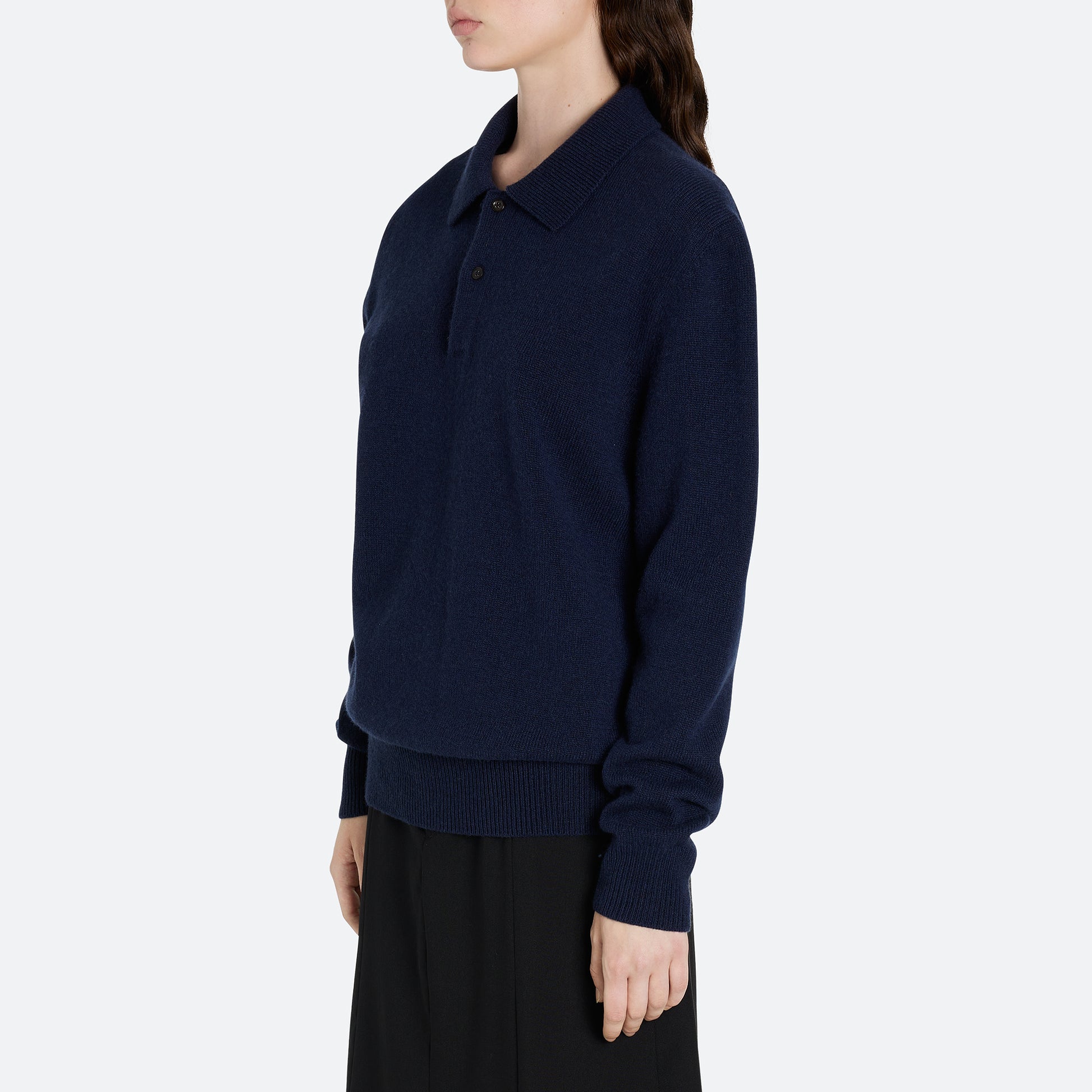 Cashmere Polo Sweater