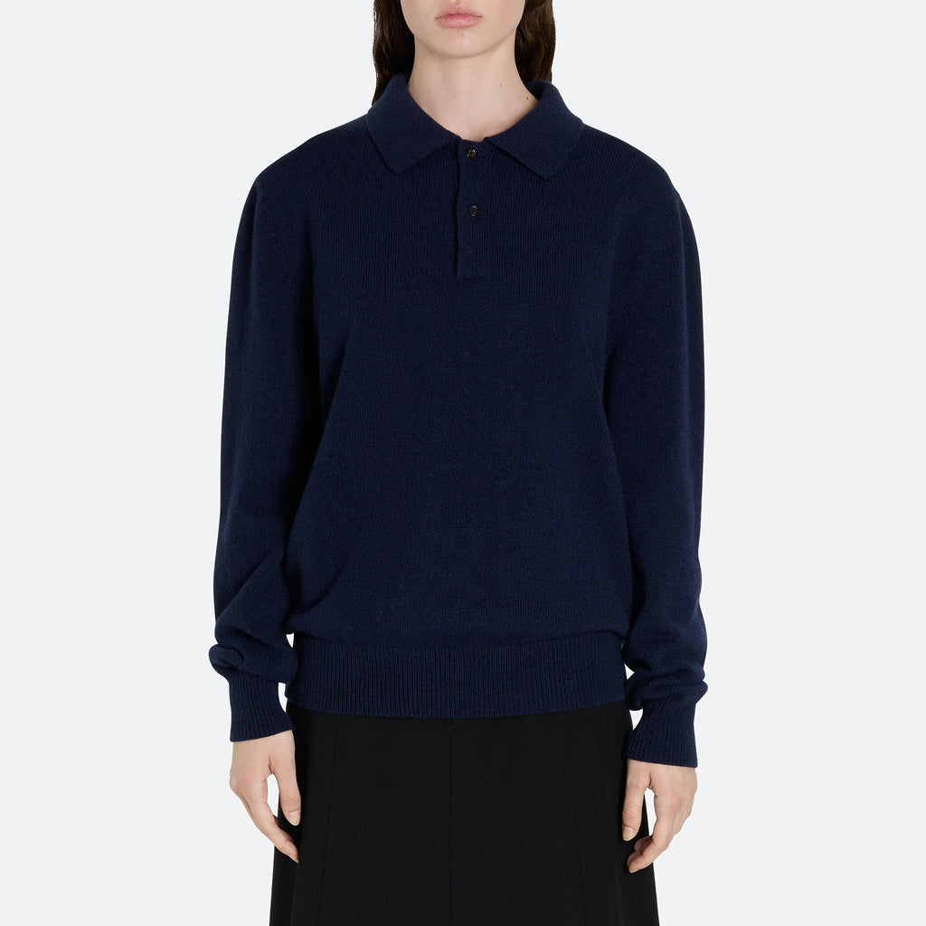 Cashmere Polo Sweater