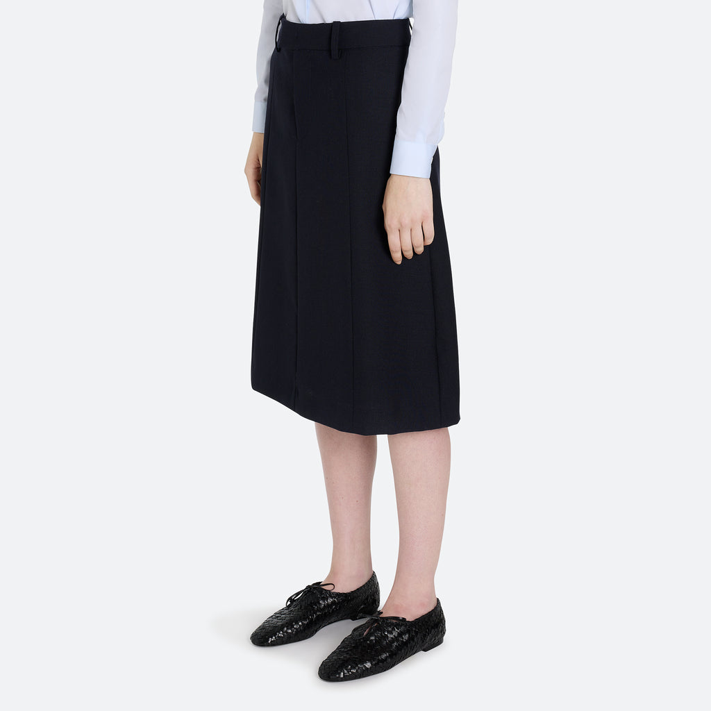 Wool Tailored Skirt