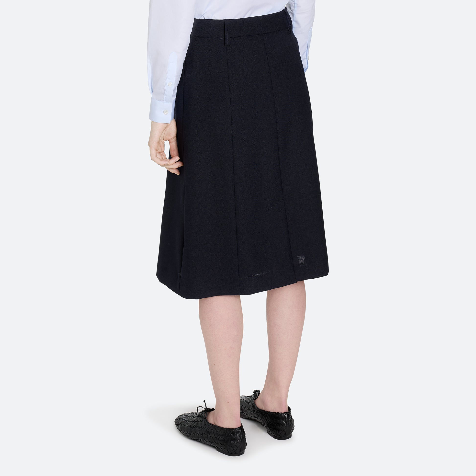 Wool Tailored Skirt