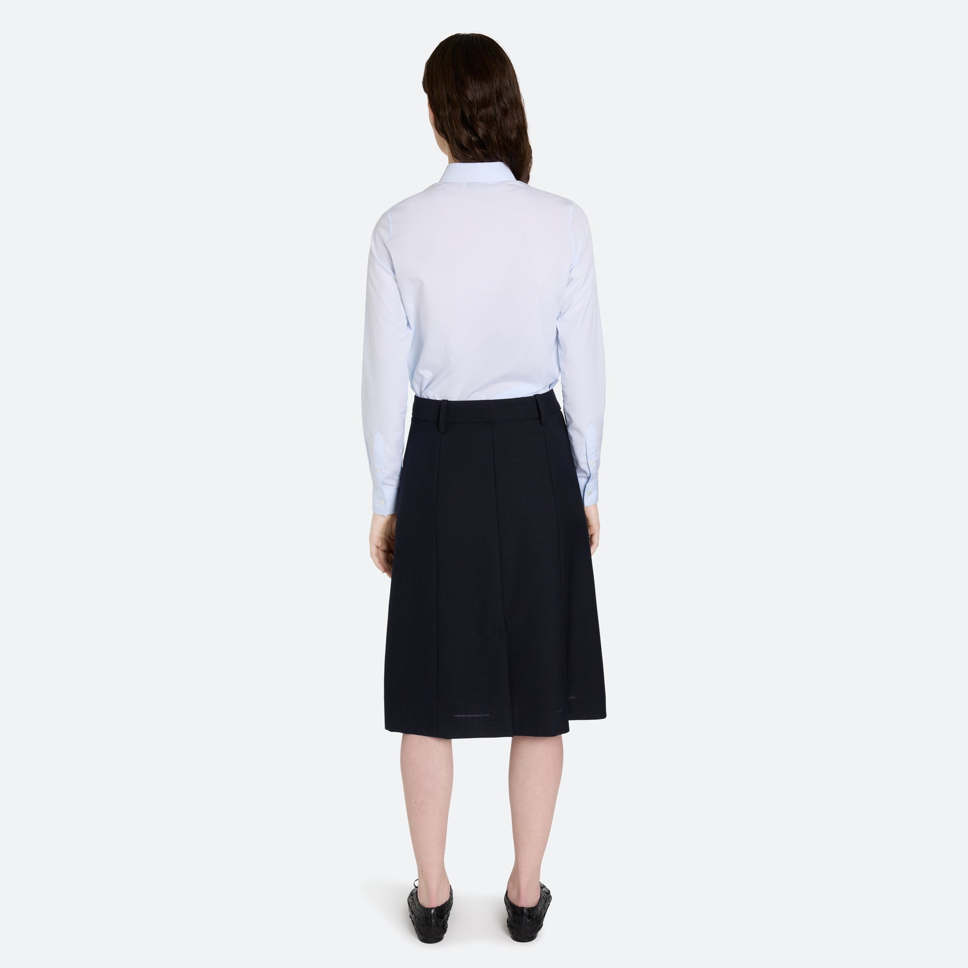 Wool Tailored Skirt