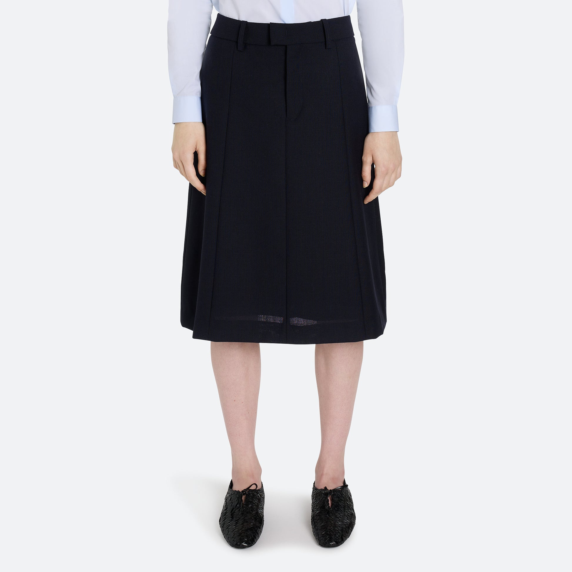 Wool Tailored Skirt