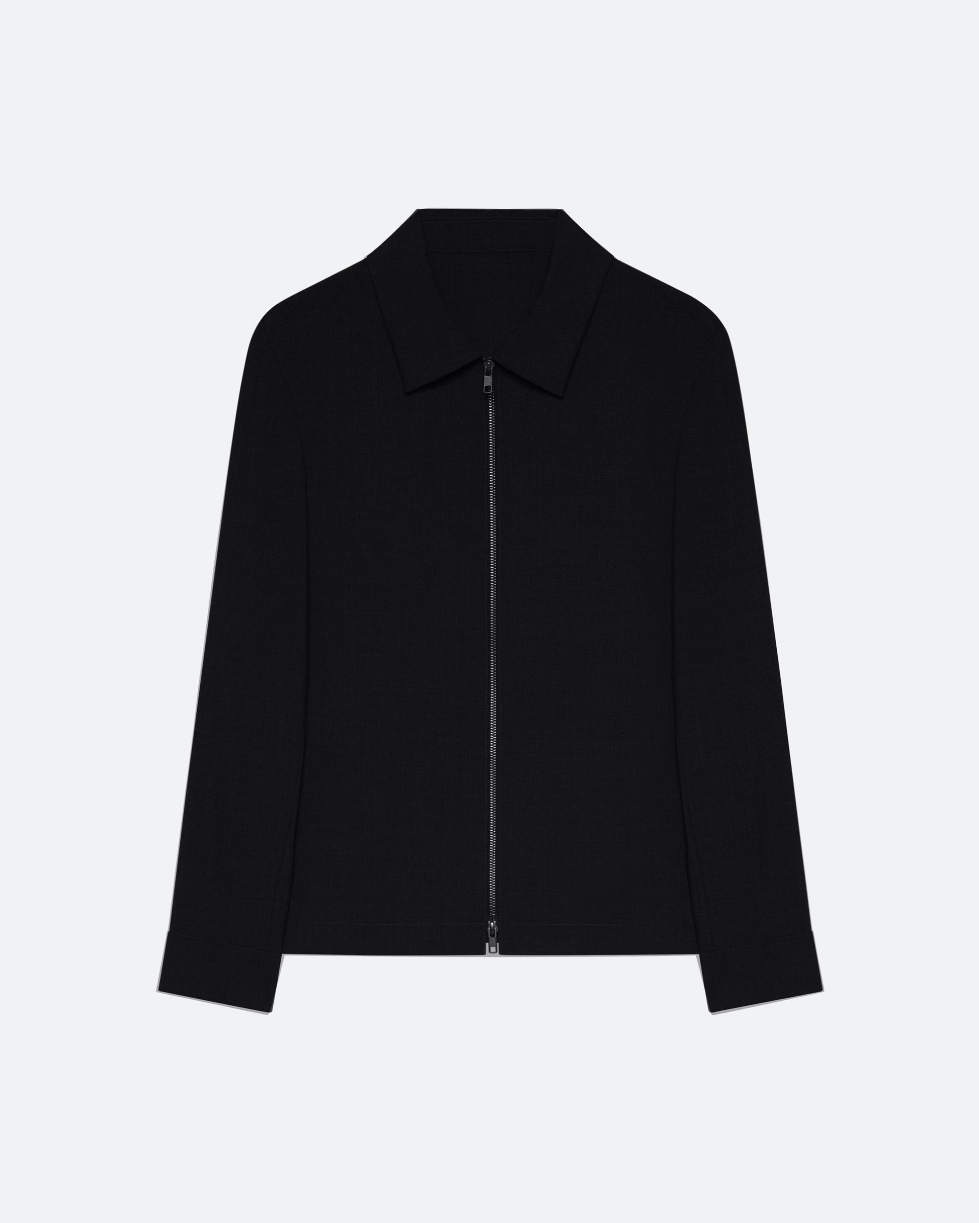 Wool Zip Blouson